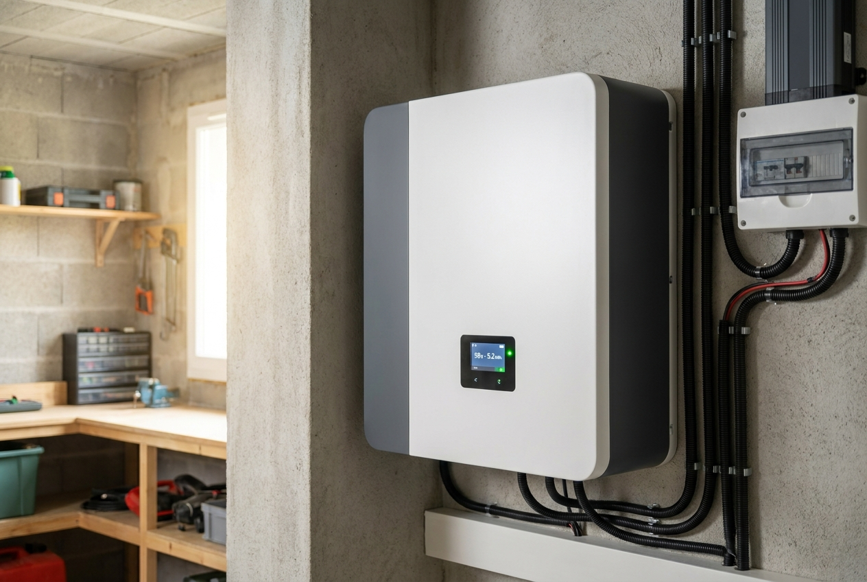 batterie Atmoce M-ELV très basse tension installée par H2E