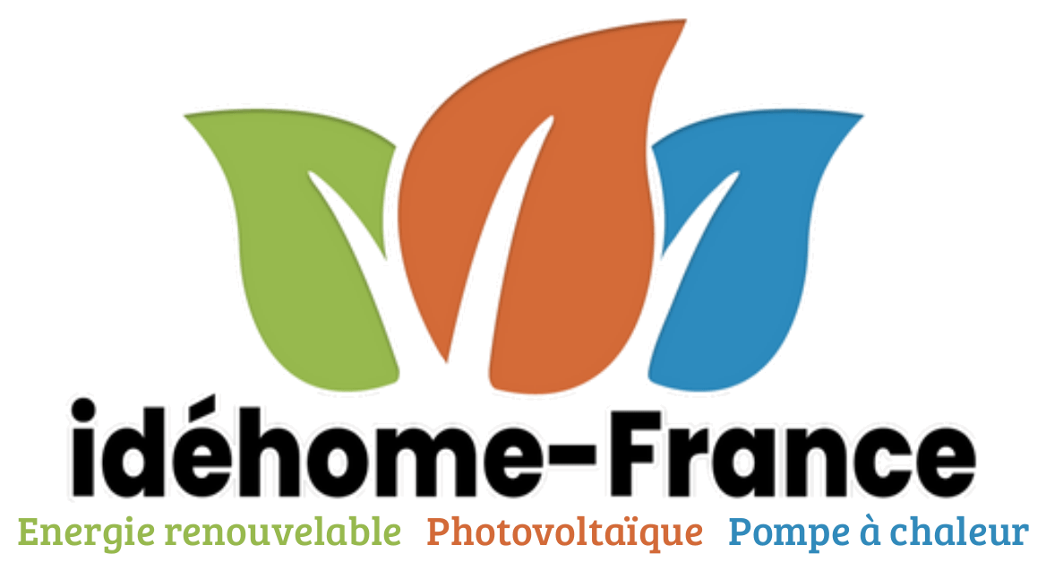 Logo Idéhome-France, partenaire pompe à chaleur de H2E